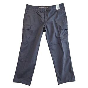 VF Imagewear Horace Small Black Work Pants Men's 3XL 37U (W46 L33) NWT Cut 24BK